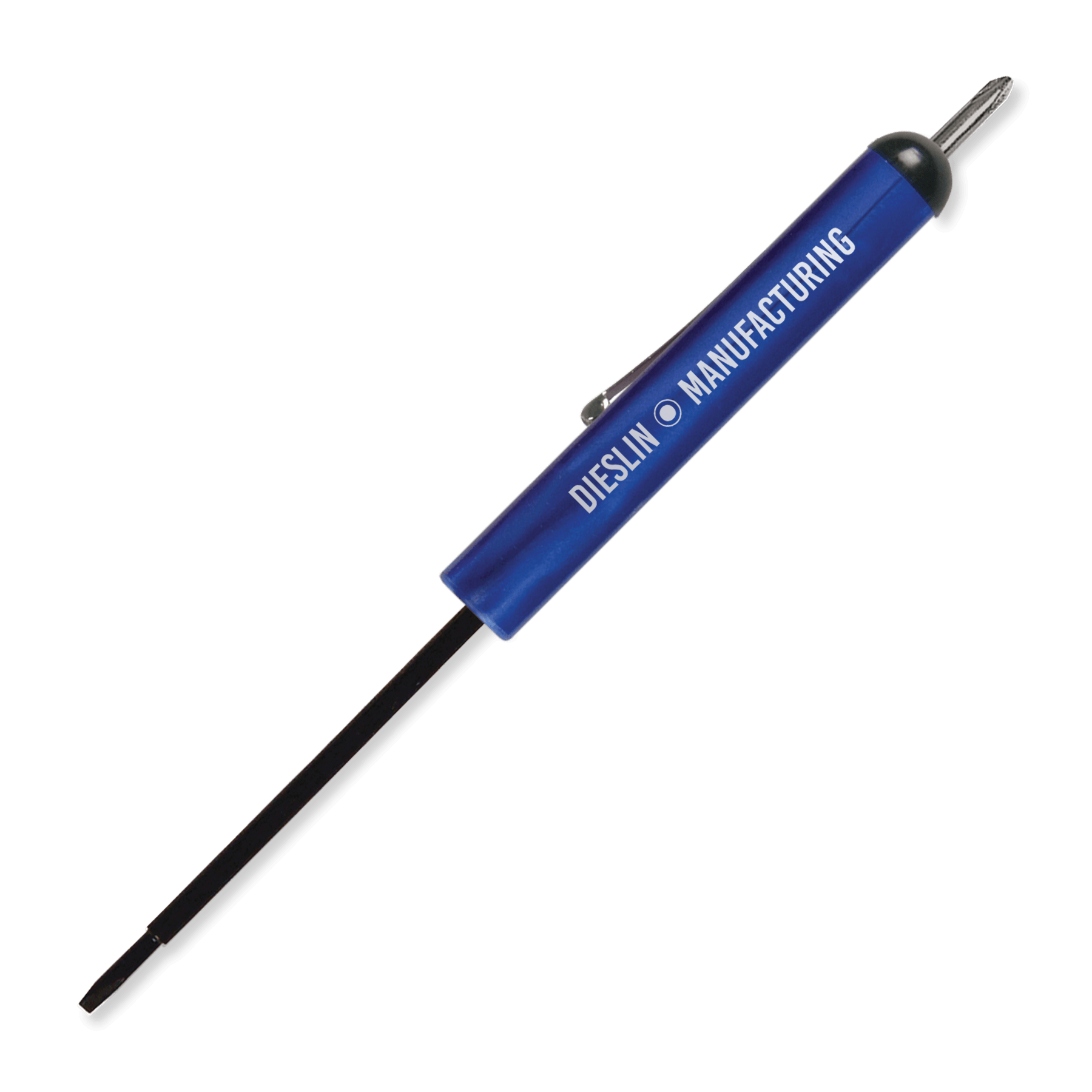 Metallic Blue Imprinted